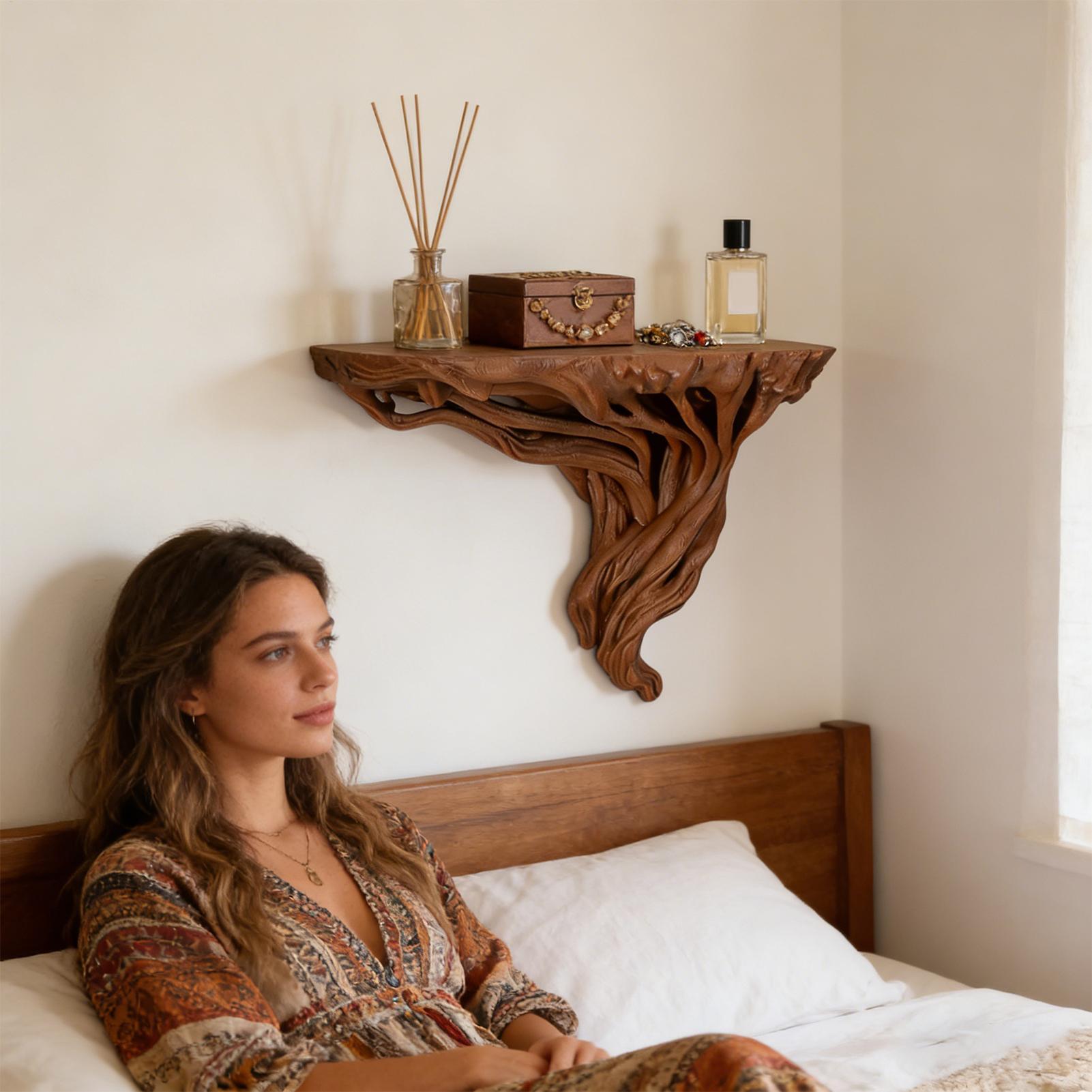 Tree Root Shaped Shelf Wall Ra - Home Bar Shelf 评论和价格