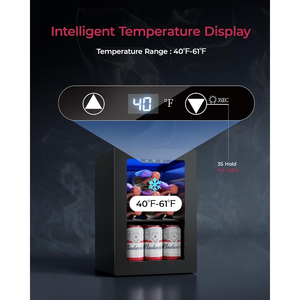 24 Can Mini Fridge, 0.6 Cu.Ft  - Home Bar Shelves 评论和价格