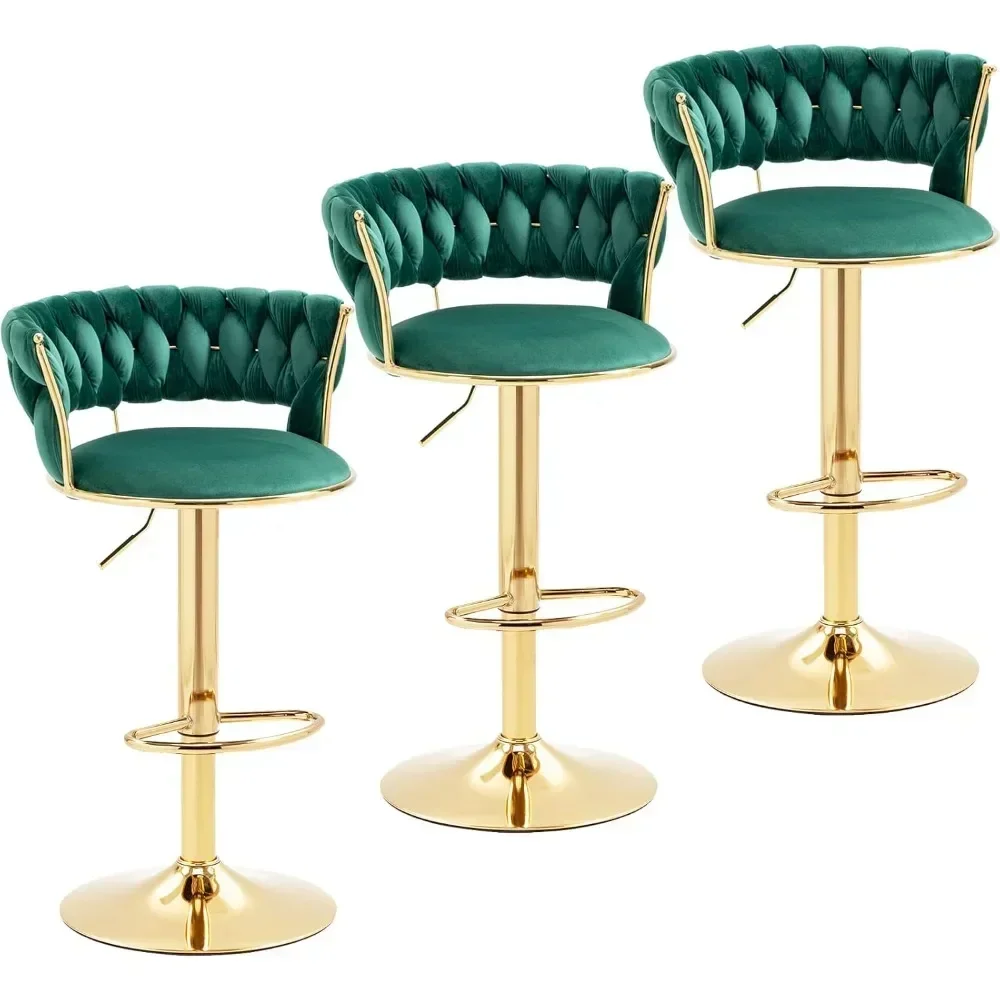 Modern Velvet Bar Stools Set o - Home Bar Stools 评论和价格