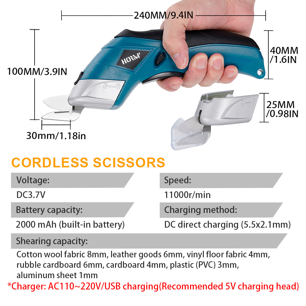 Hormy 3.6V Charging Small Scis - Home Bar Supplies 评论和价格