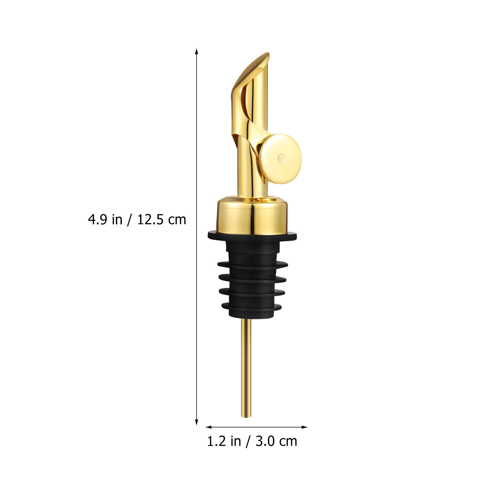 6Pcs Stainless Steel Liquor Bo - Speed Pourer Cap 评论和价格