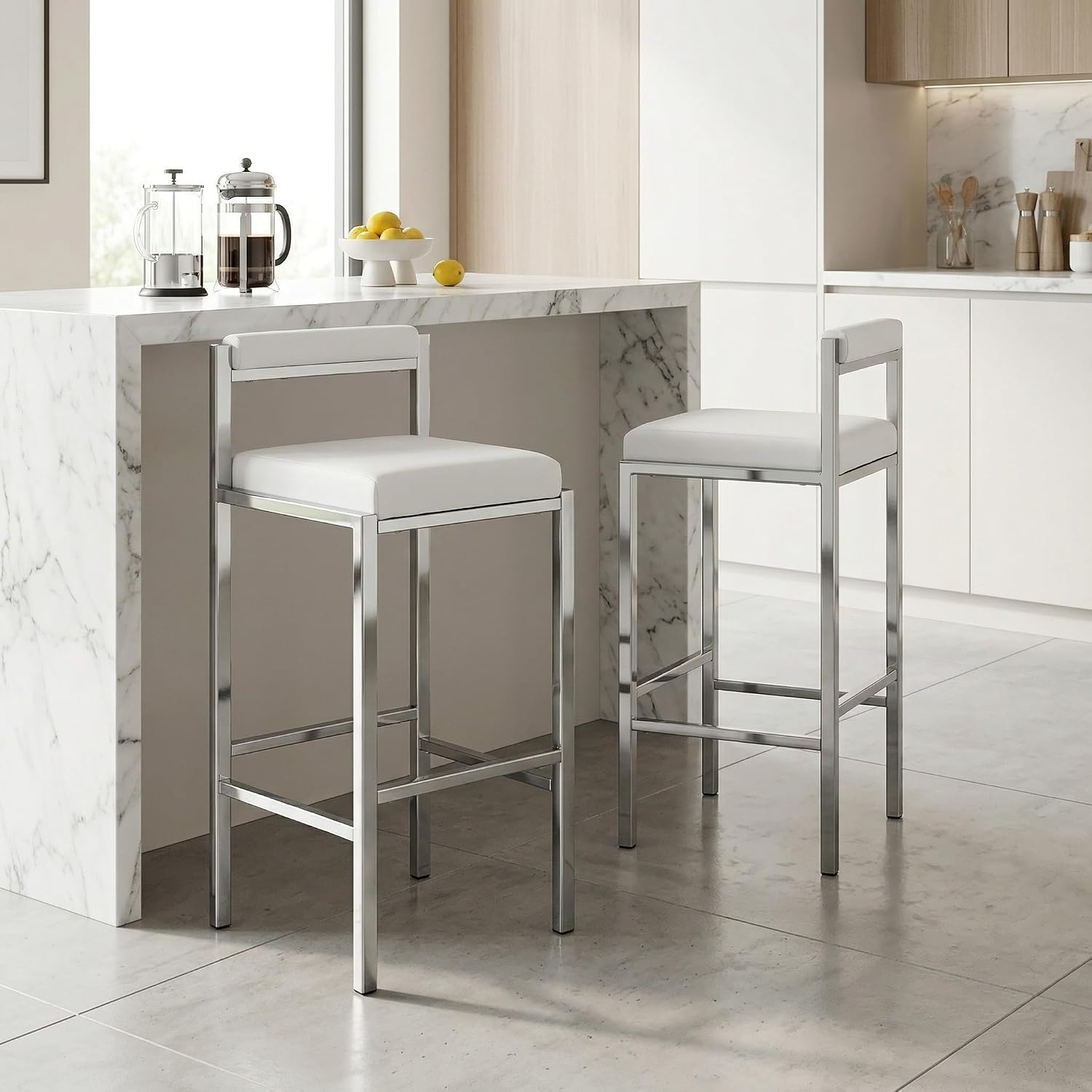Bar Stools Set of 2, 30 Inch M - Home Bar Stools 评论和价格