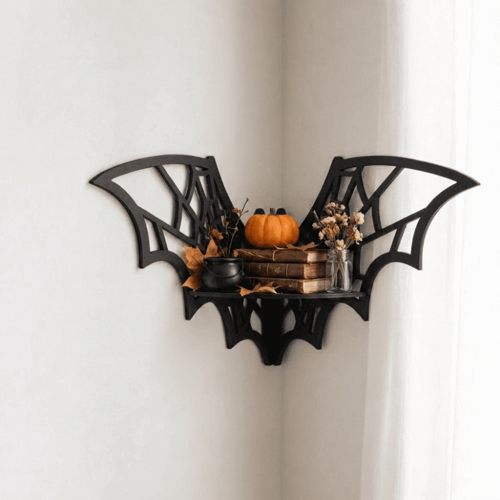 Wooden Bat Corner Shelf Hollow - Home Bar Shelf 评论和价格