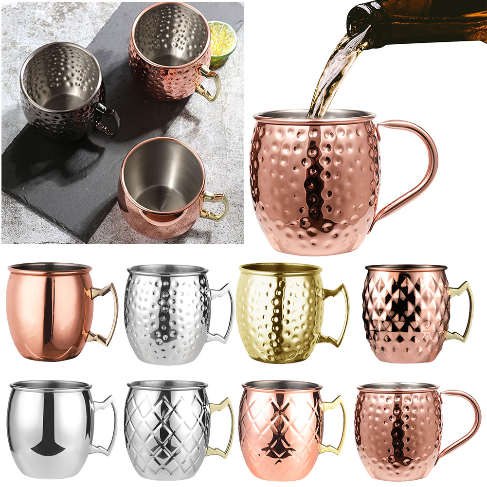500ML Cocktail Wine Cup Moscow - Mule Copper Mug 评论和价格