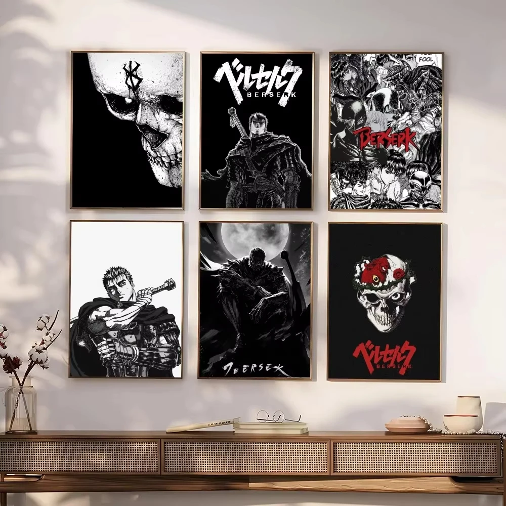 Anime B-berserk Poster Paper P - Home Bar And Restaurant 评论和价格
