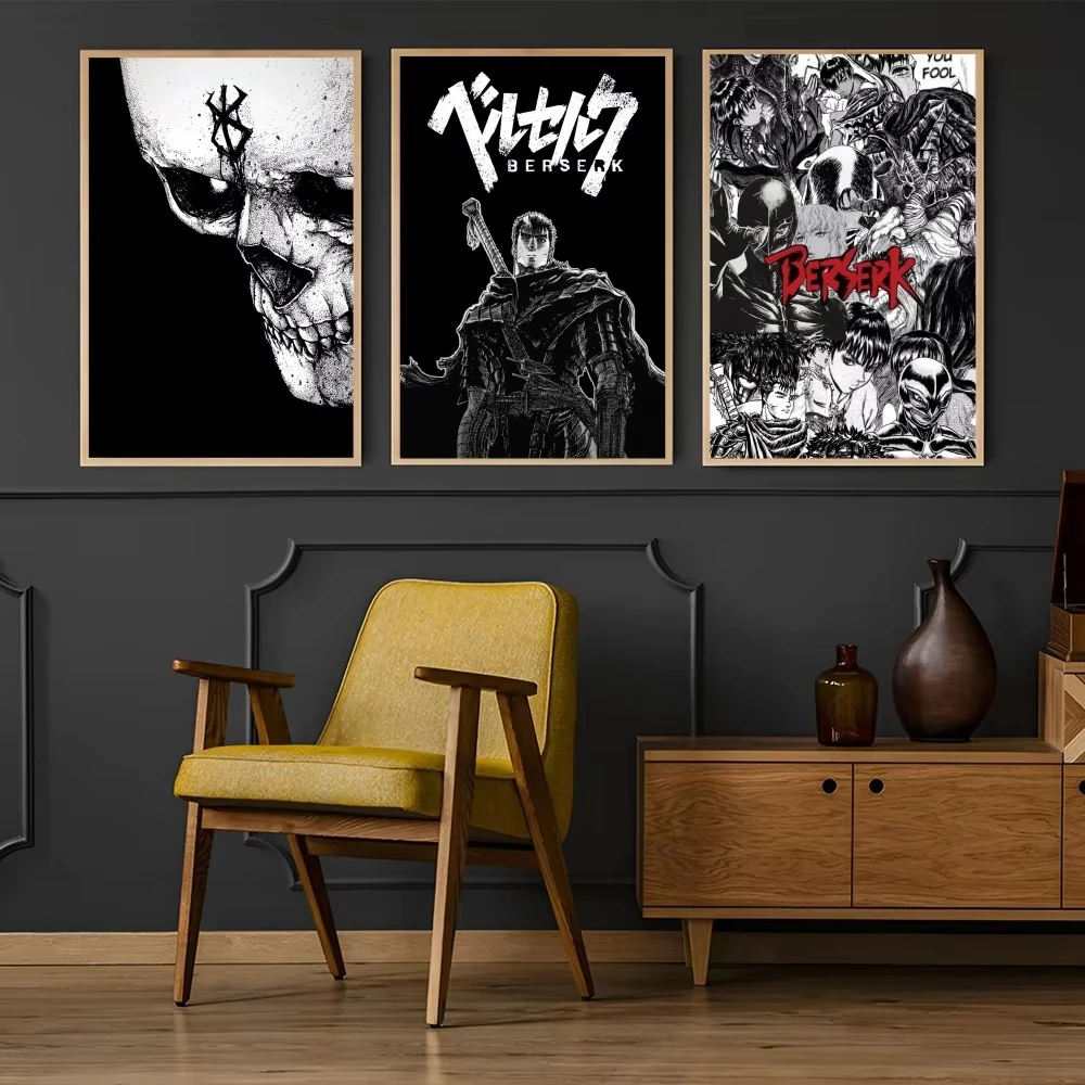 Anime B-berserk Poster Paper P - Home Bar And Restaurant 评论和价格
