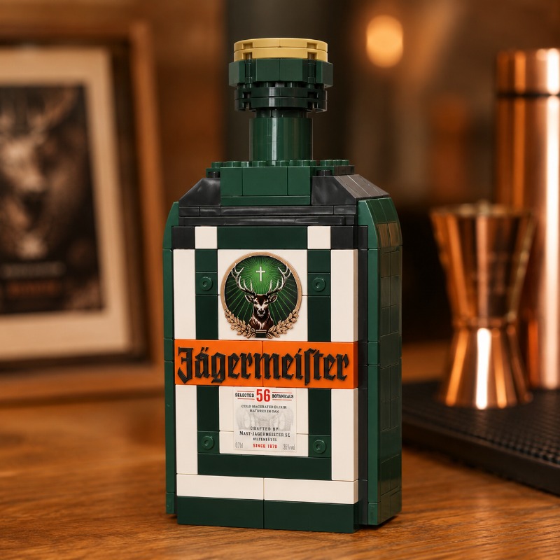 DIY Jagermeister Liqueur Bottl - Home Bar Set 评论和价格