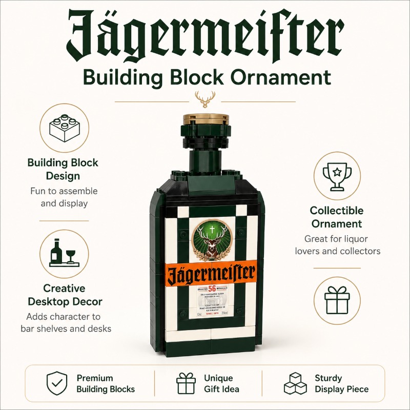DIY Jagermeister Liqueur Bottl - Home Bar Set 评论和价格